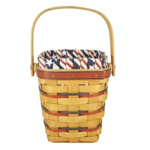 Longaberger 1995 Carry-Along All American‎ Basket Combo #14656 Liner Protector